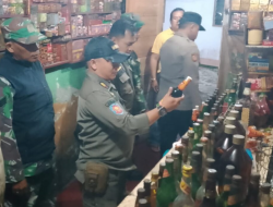 Jelang Ramadhan, Polsek Kemang Amankan 60 Botol Miras dari Operasi KRYD