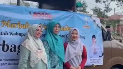 Arahan Bupati Bogor, Forkopimcam Cibungbulang Tebar Kepedulian Lewat Berbagi Takjil