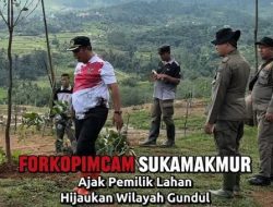 Forkopimcam Sukamakmur Wajibkan Penghijauan Lahan Gundul oleh Pengusaha dan Desa