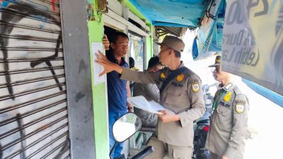 Satpol PP Cigombong Sosialisasikan Surat Edaran Bupati Bogor, Jaga Ketertiban Selama Ramadhan