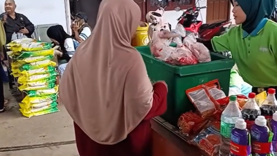 Antusias Warga Gunungsindur Sambut GPM Istimewa, Sembako Murah Jadi Andalan di Bulan Ramadhan