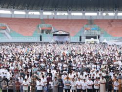 Hangatnya Lebaran di Pakansari, Puluhan Ribu Warga Bogor Rayakan Idul Fitri Bersama