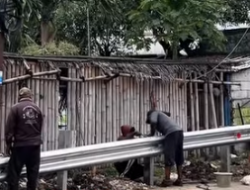 Dishub Bogor Percantik dan Amankan Kawasan Pasar Cibinong dengan Guardrail