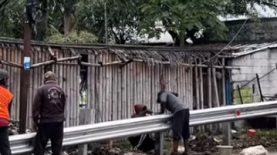 Dishub Bogor Percantik dan Amankan Kawasan Pasar Cibinong dengan Guardrail