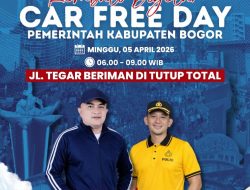 CFD Kembali Digelar, Jalan Tegar Beriman Ditutup Sementara Minggu Pagi