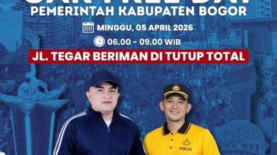 CFD Kembali Digelar, Jalan Tegar Beriman Ditutup Sementara Minggu Pagi