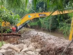 Gerak Cepat Pemkab Bogor Atasi Banjir BTB Kemang, Kali Cibeuteng Dinormalisasi