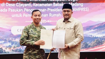 Rudy Susmanto dan Paspampres Perkuat Sinergi Lewat Hibah Lahan untuk Pembangunan Rusun