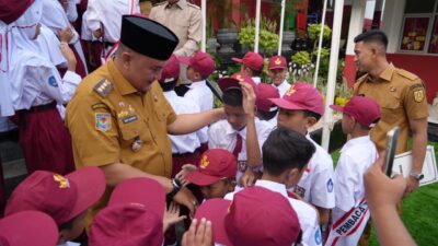 Rudy Susmanto Tinjau SDN 04 Cijayanti, Program “Kami Mendengar” Perkuat Pendidikan dan Kesejahteraan Guru