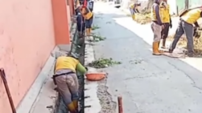 DPU Kabupaten Bogor Tata Akses Jalan SMAN 1 Cileungsi, Drainase Dinormalisasi untuk Cegah Genangan